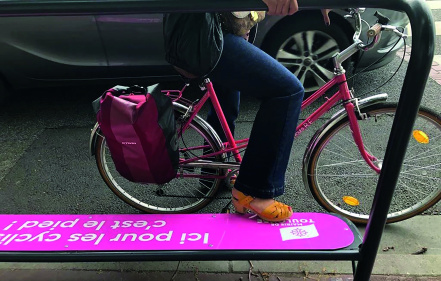 Image d'illustration pour : Projet n° 4 : Repose pieds pour cyclistes