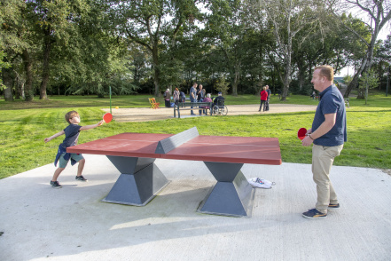 Image d'illustration pour : Agrandir le terrain de boules et ajouter une table de ping pong  de type PMR  Beaupré Lalande