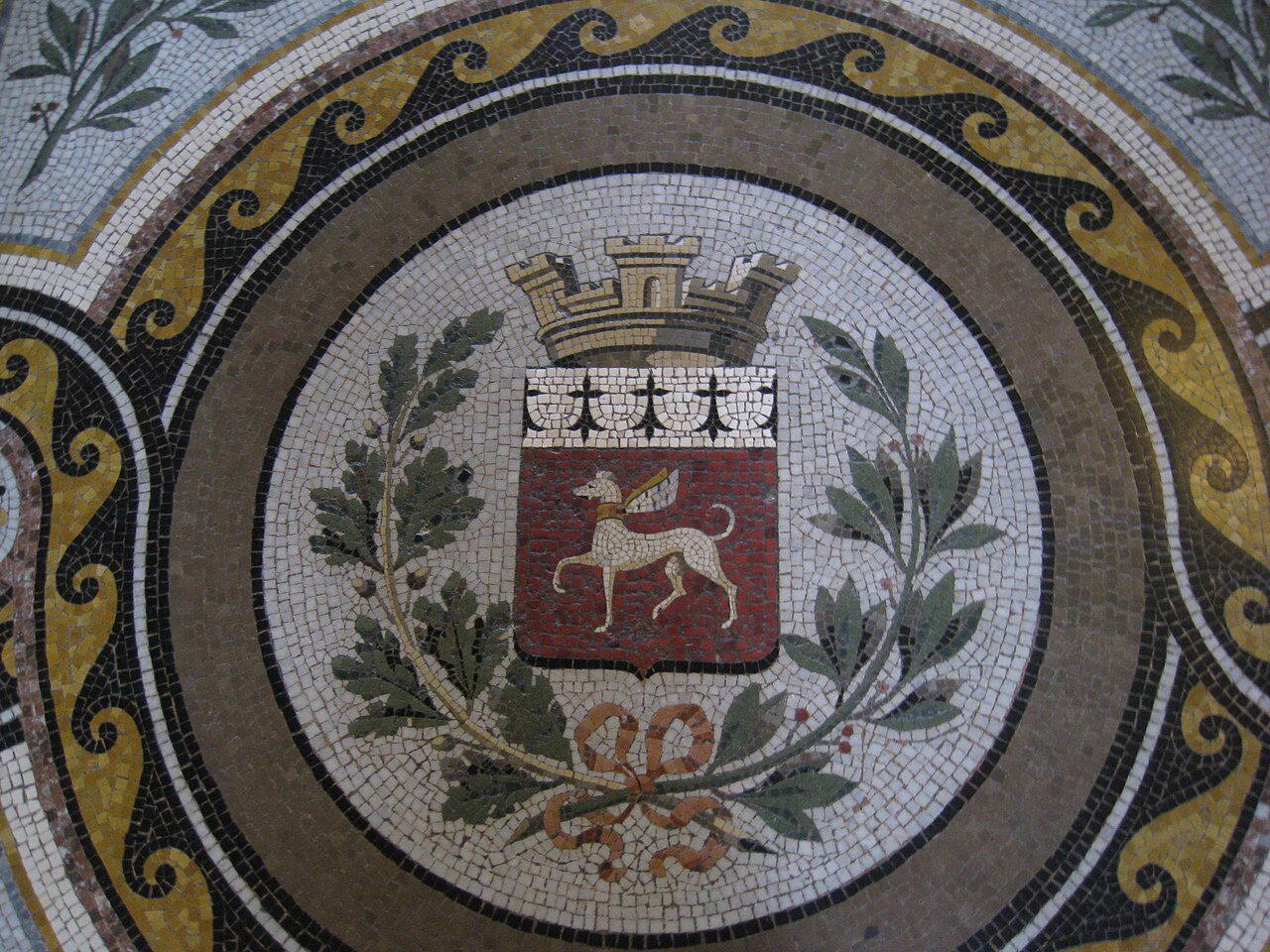 Image d'illustration pour : Panneau montrant le blason de la Ville de Vannes