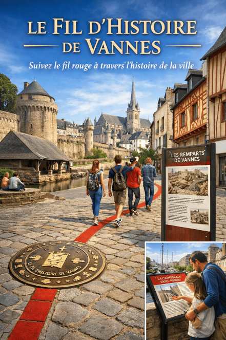 Image d'illustration pour : Créer un parcours historique au sol pour découvrir Vannes