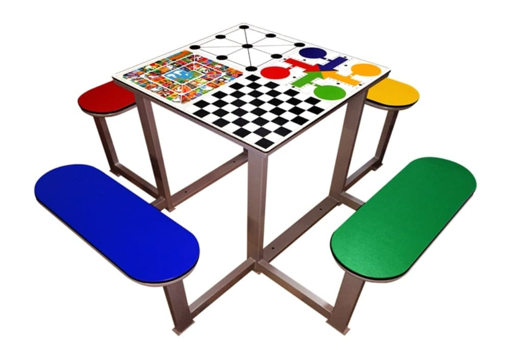 Image d'illustration pour : Table multi jeux extérieurs